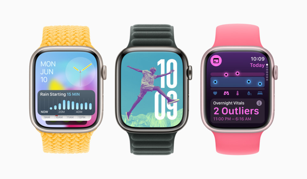 Sistema operativo watchOS 11 en el Apple Watch 