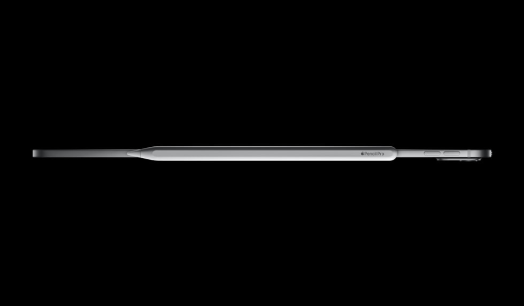  Apple pencil pro conectado al ipad pro 2024 