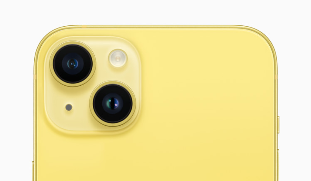 iPhone 14 Plus de color amarillo 