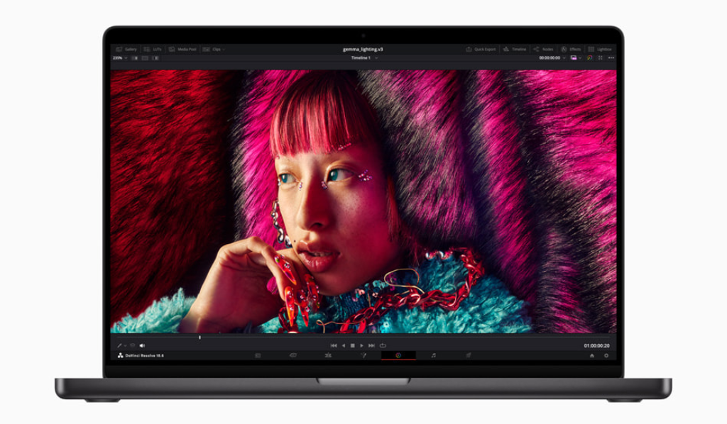 Todos los modelos de la MacBook Pro vienen con una pantalla Liquid Retina XDR líder en la industria, la mejor para ver y crear contenido.