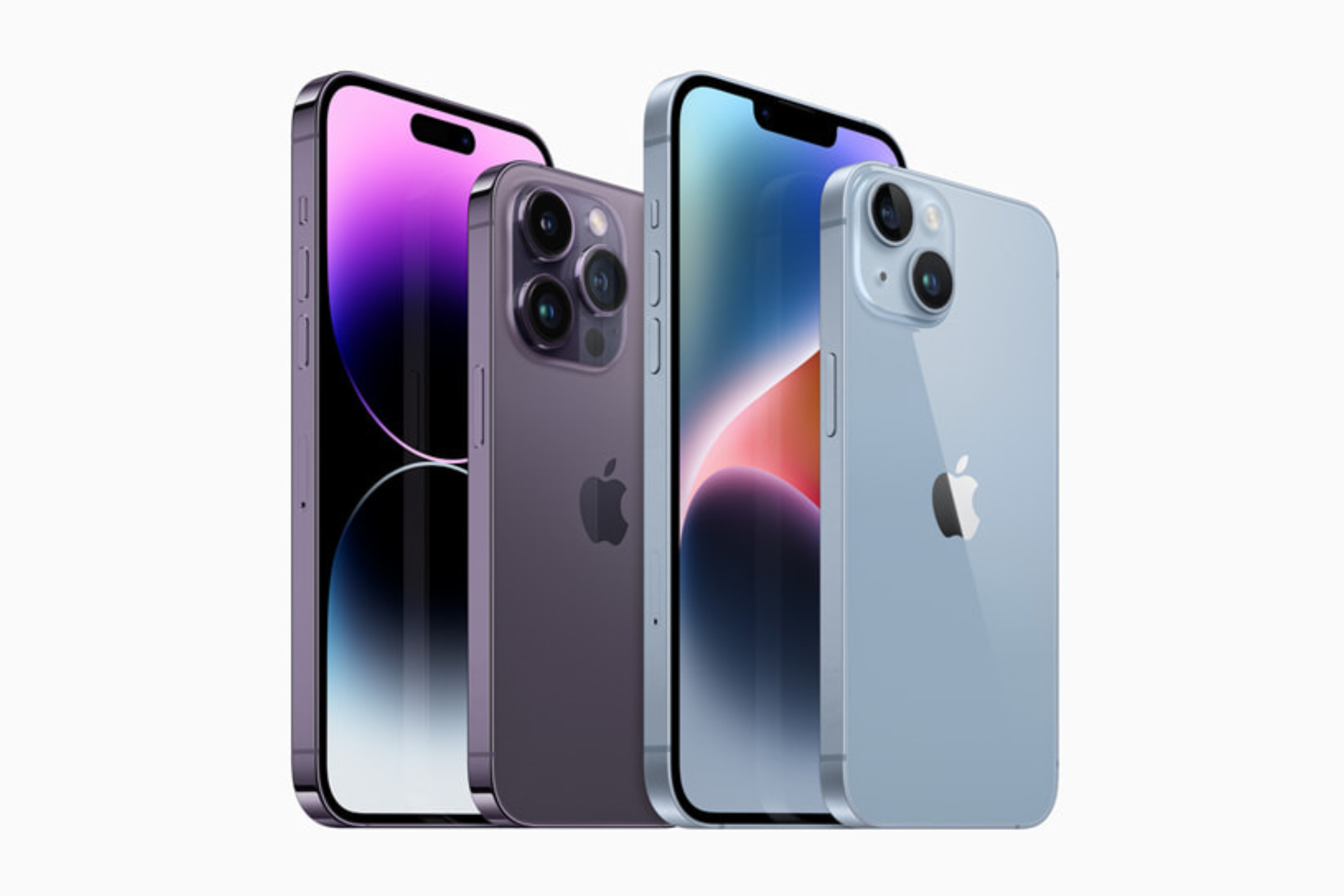 La línea del iPhone 14 está diseñada con tierras raras 100% recicladas en todos los imanes, tungsteno 100% reciclado en el Taptic Engine, estaño 100% reciclado en varias placas de circuito impreso y oro 100% reciclado en el revestimiento de varias placas de circuito impreso.