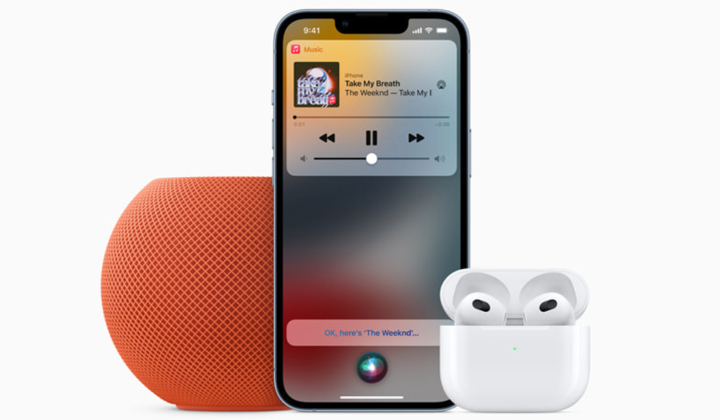 El HomePod mini está diseñado para funcionar con miles de estaciones de radio y servicios de música, incluido el nuevo Plan Apple Music Voice.