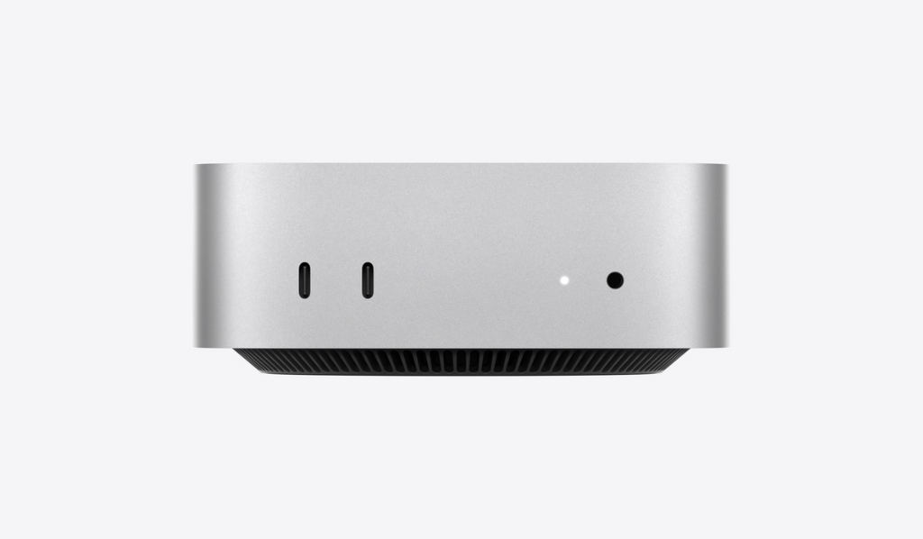  Detrás del increíble diseño ultracompacto del Mac mini, se encuentra la eficiencia energética de los chips de Apple y una innovadora arquitectura térmica.